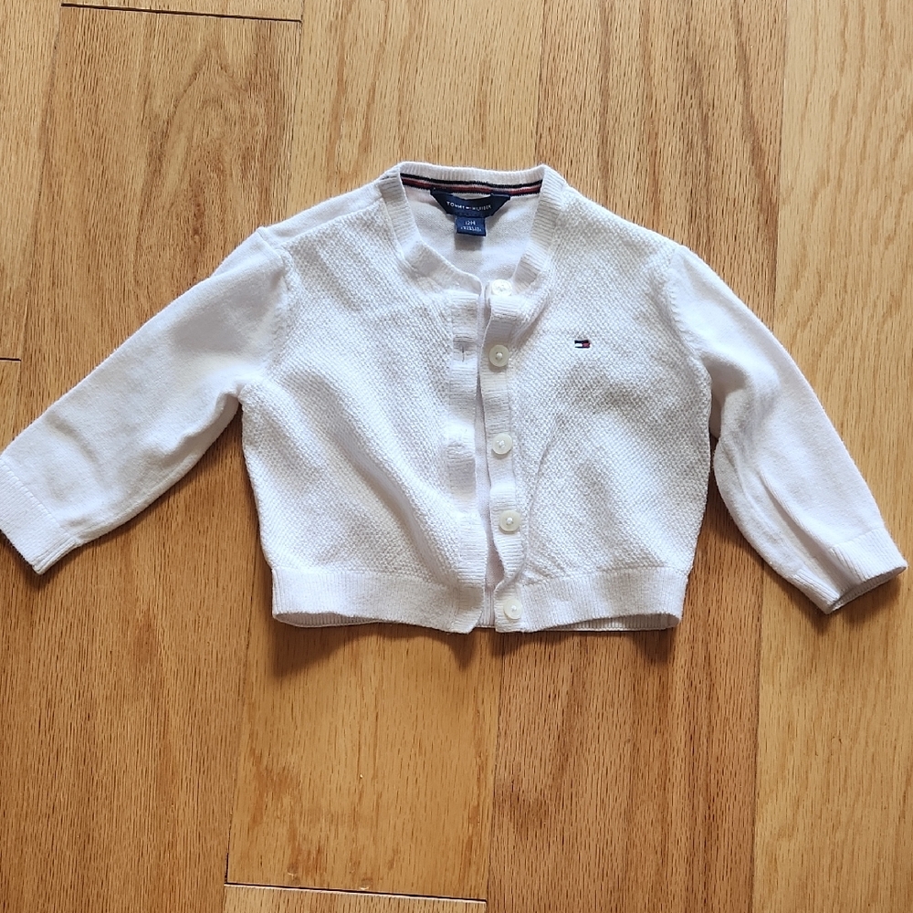 Tommy Hilfiger Kids White Cardigan 12 Months